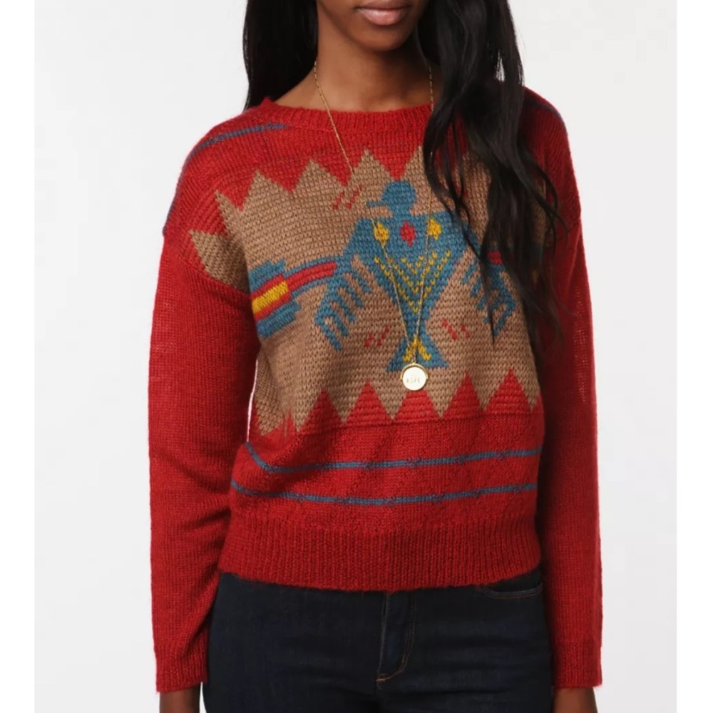 Ecote Totem Aztec Eagle Sweater